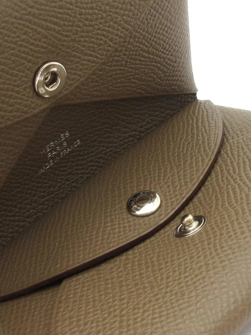 HERMES Calvi Duo Dark Brown Veau Epsom W Coin Case